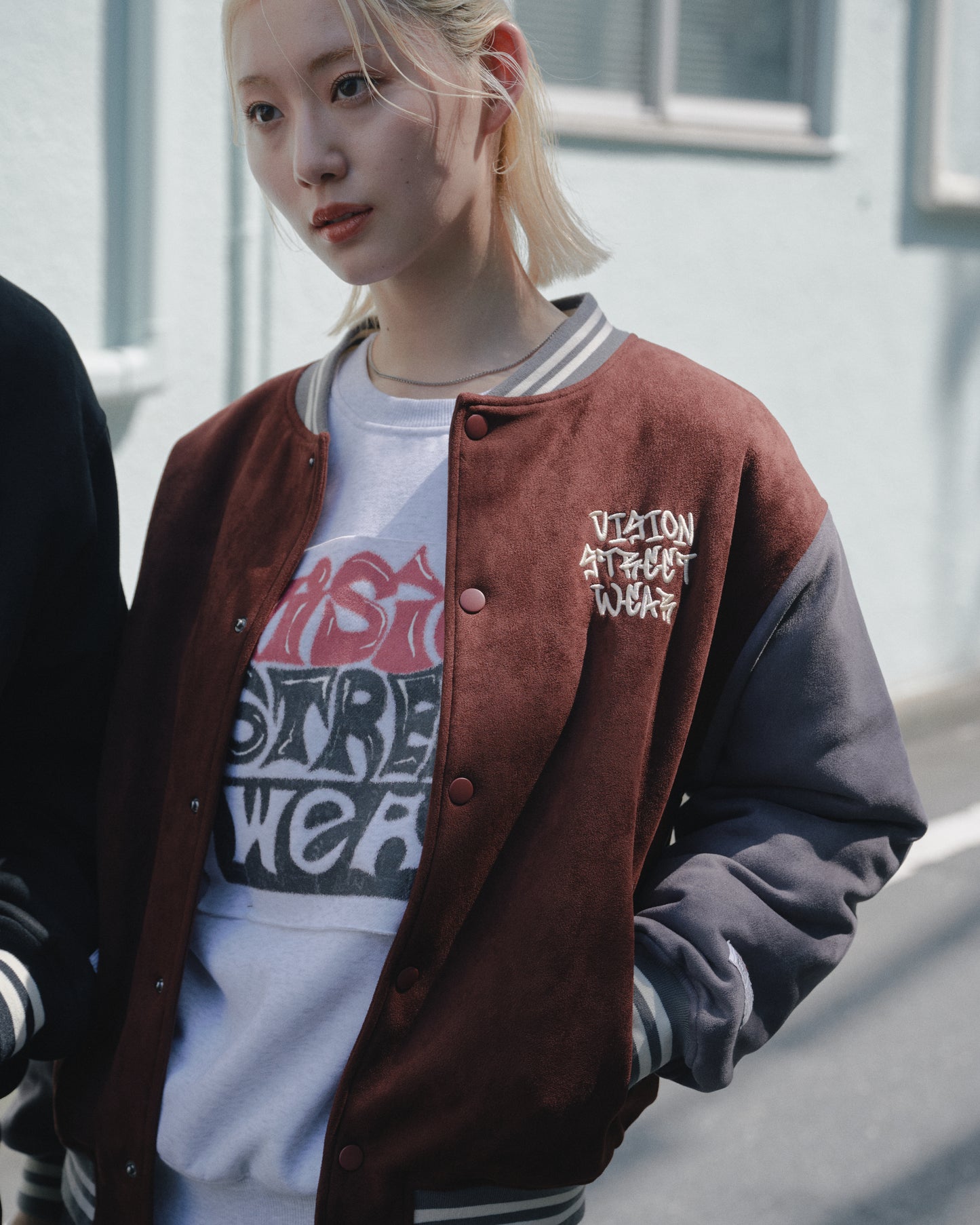 Fake suede stadium jacket / フェイクスエードスタジアムジャケット