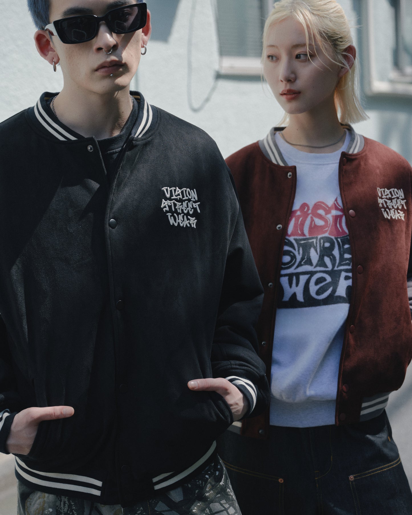 Fake suede stadium jacket / フェイクスエードスタジアムジャケット