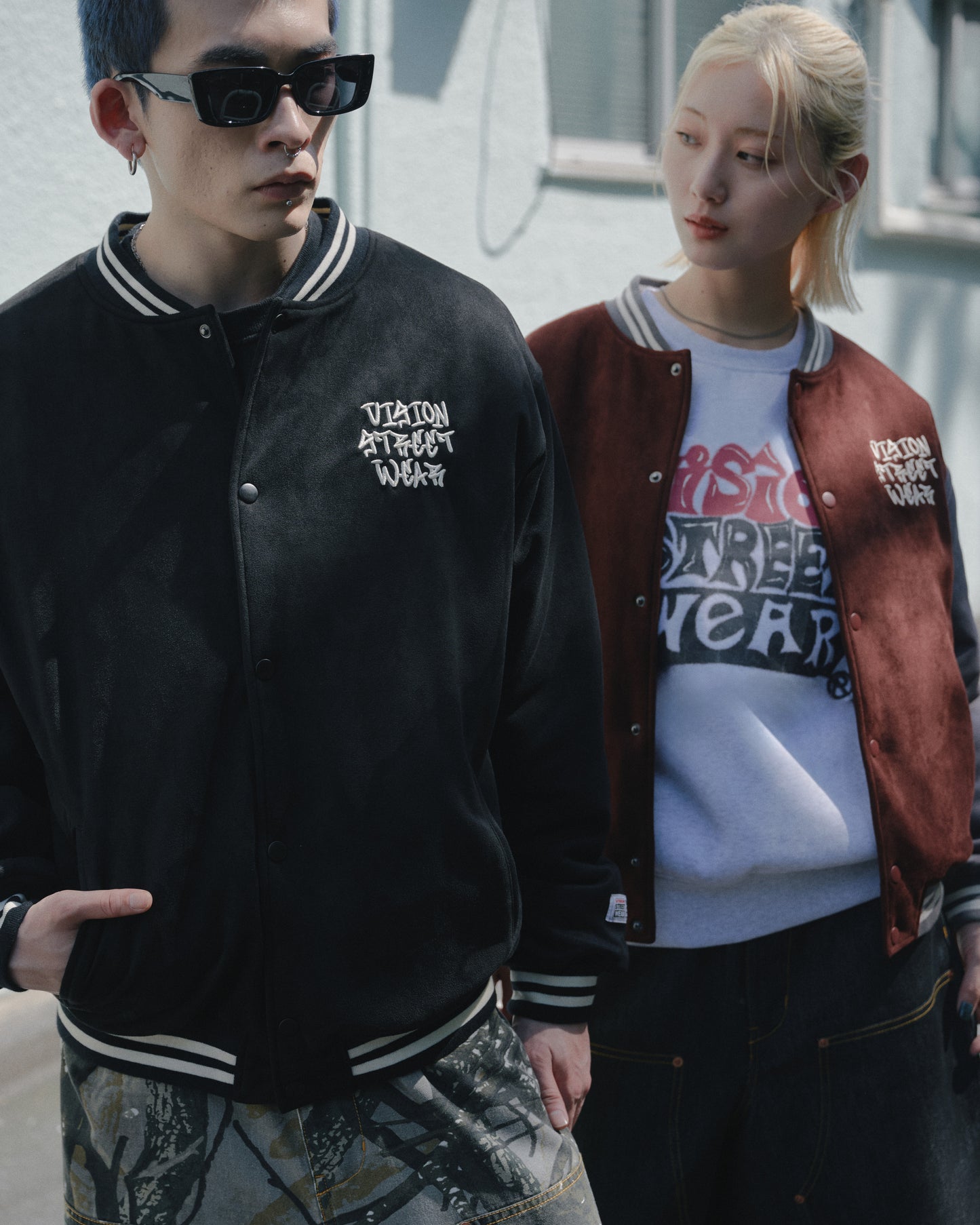 Fake suede stadium jacket / フェイクスエードスタジアムジャケット