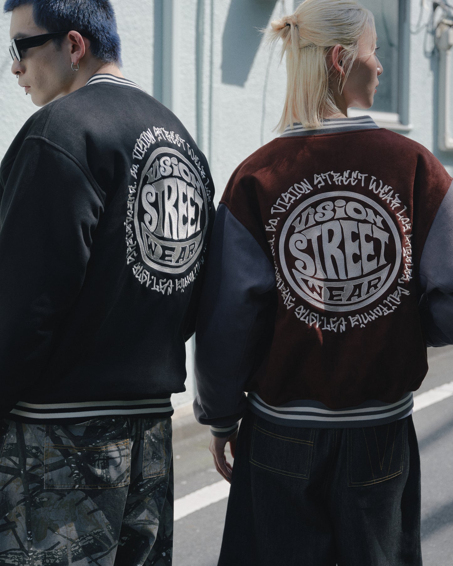 Fake suede stadium jacket / フェイクスエードスタジアムジャケット