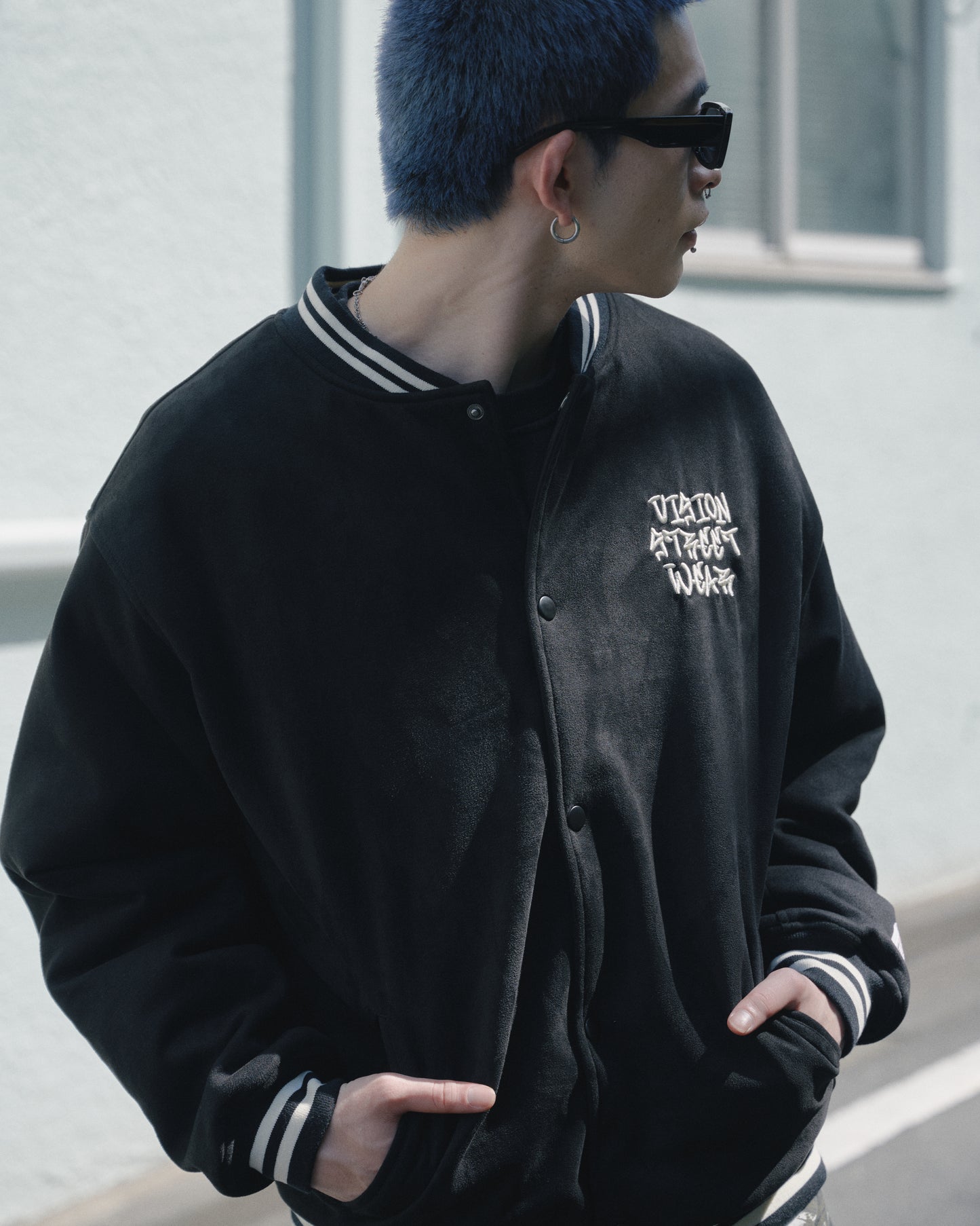 Fake suede stadium jacket / フェイクスエードスタジアムジャケット