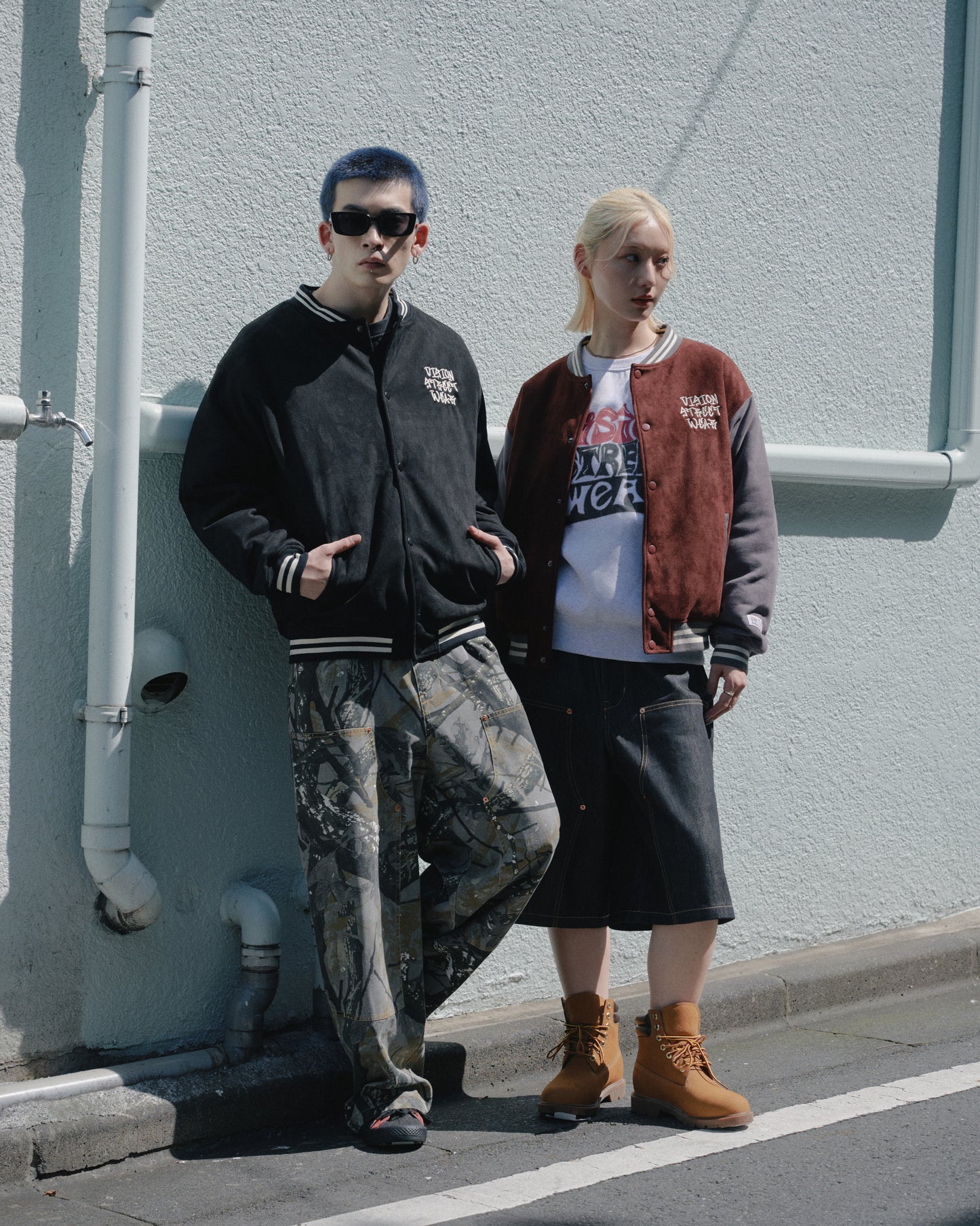 Fake suede stadium jacket / フェイクスエードスタジアムジャケット