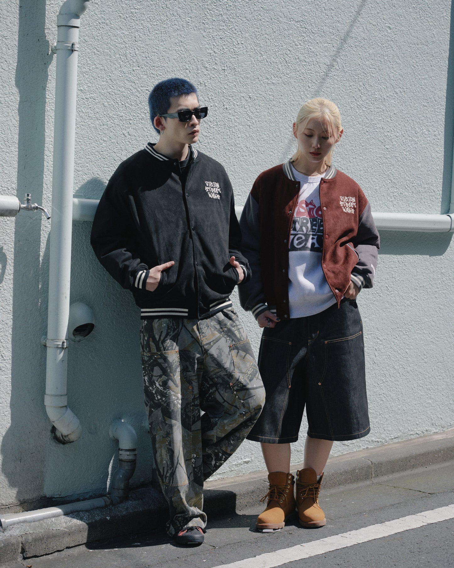Fake suede stadium jacket / フェイクスエードスタジアムジャケット