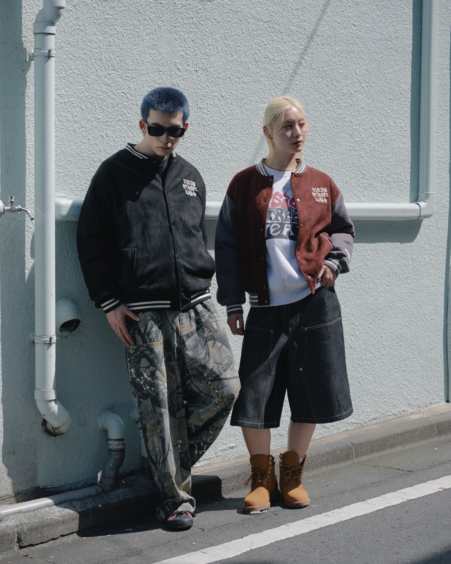 Fake suede stadium jacket / フェイクスエードスタジアムジャケット
