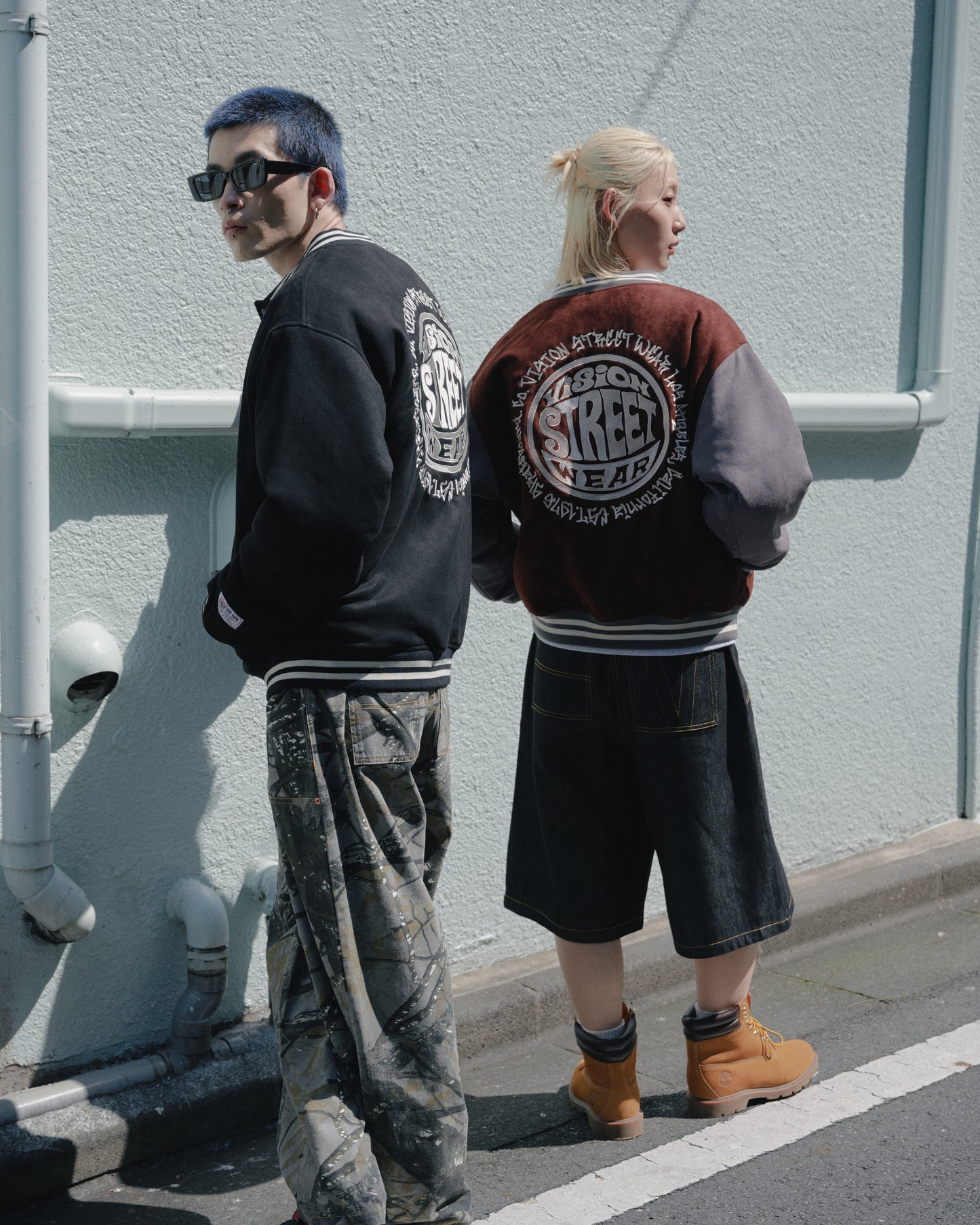 Fake suede stadium jacket / フェイクスエードスタジアムジャケット