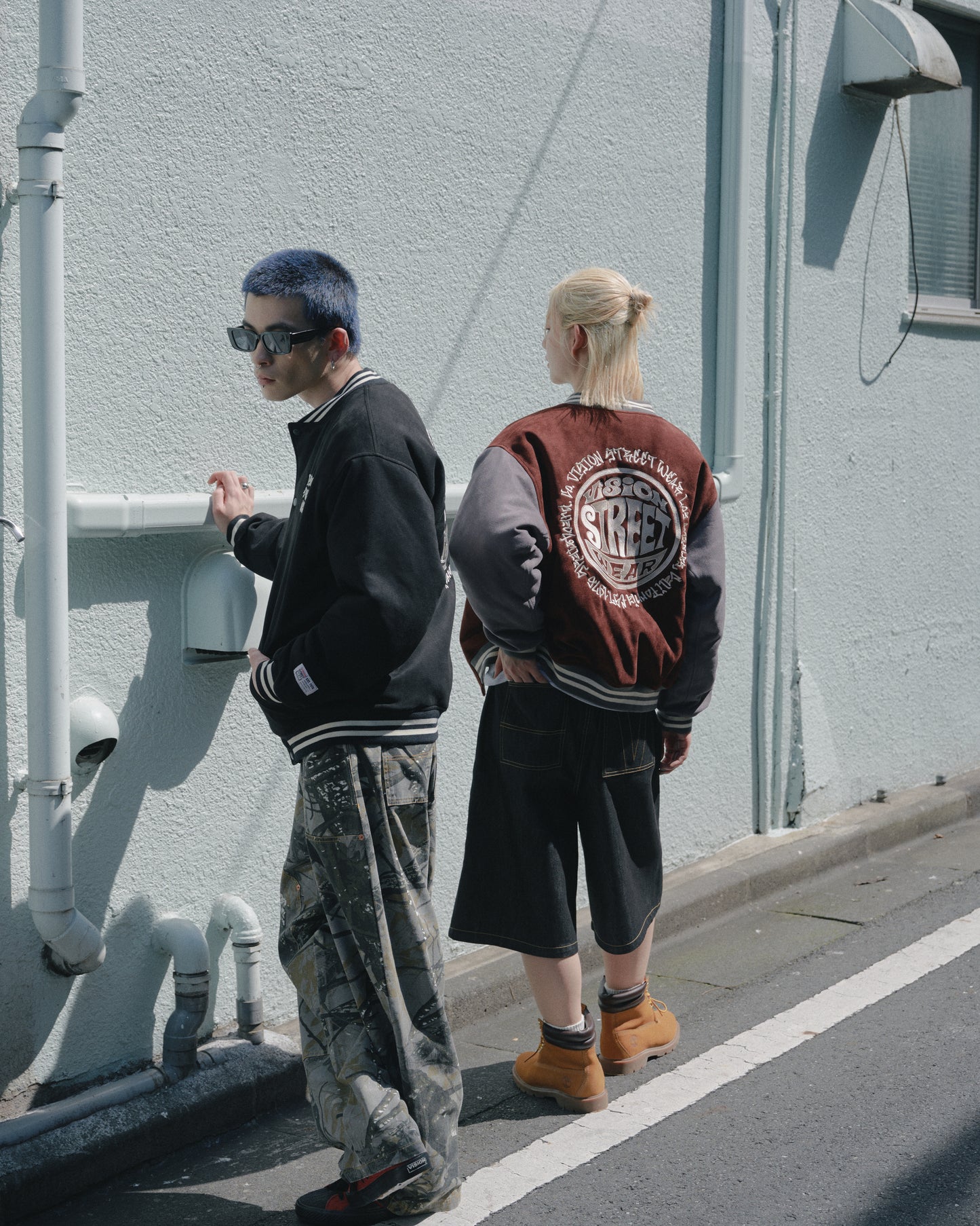 Fake suede stadium jacket / フェイクスエードスタジアムジャケット