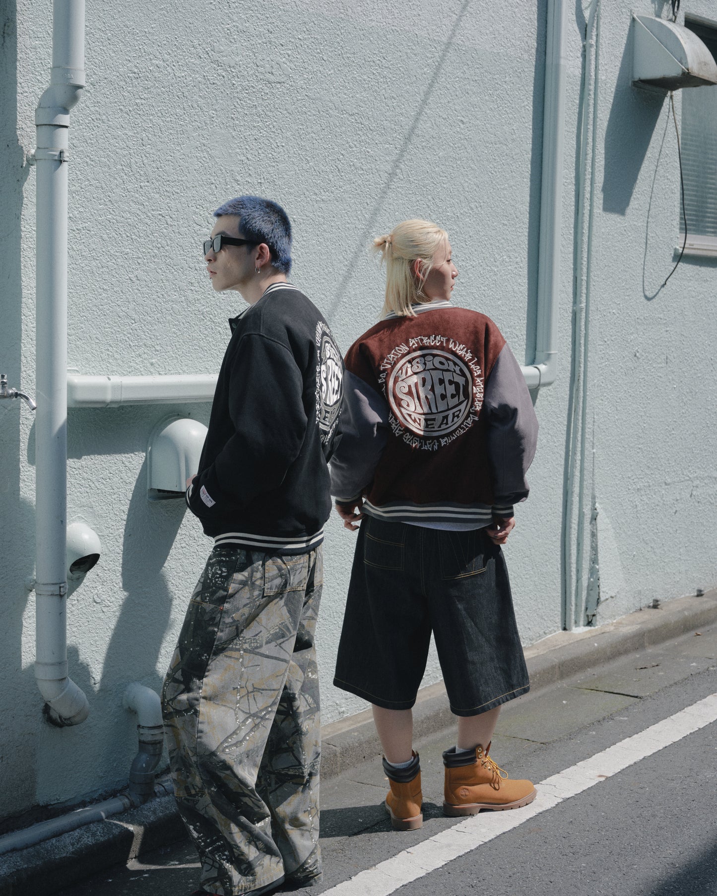 Fake suede stadium jacket / フェイクスエードスタジアムジャケット