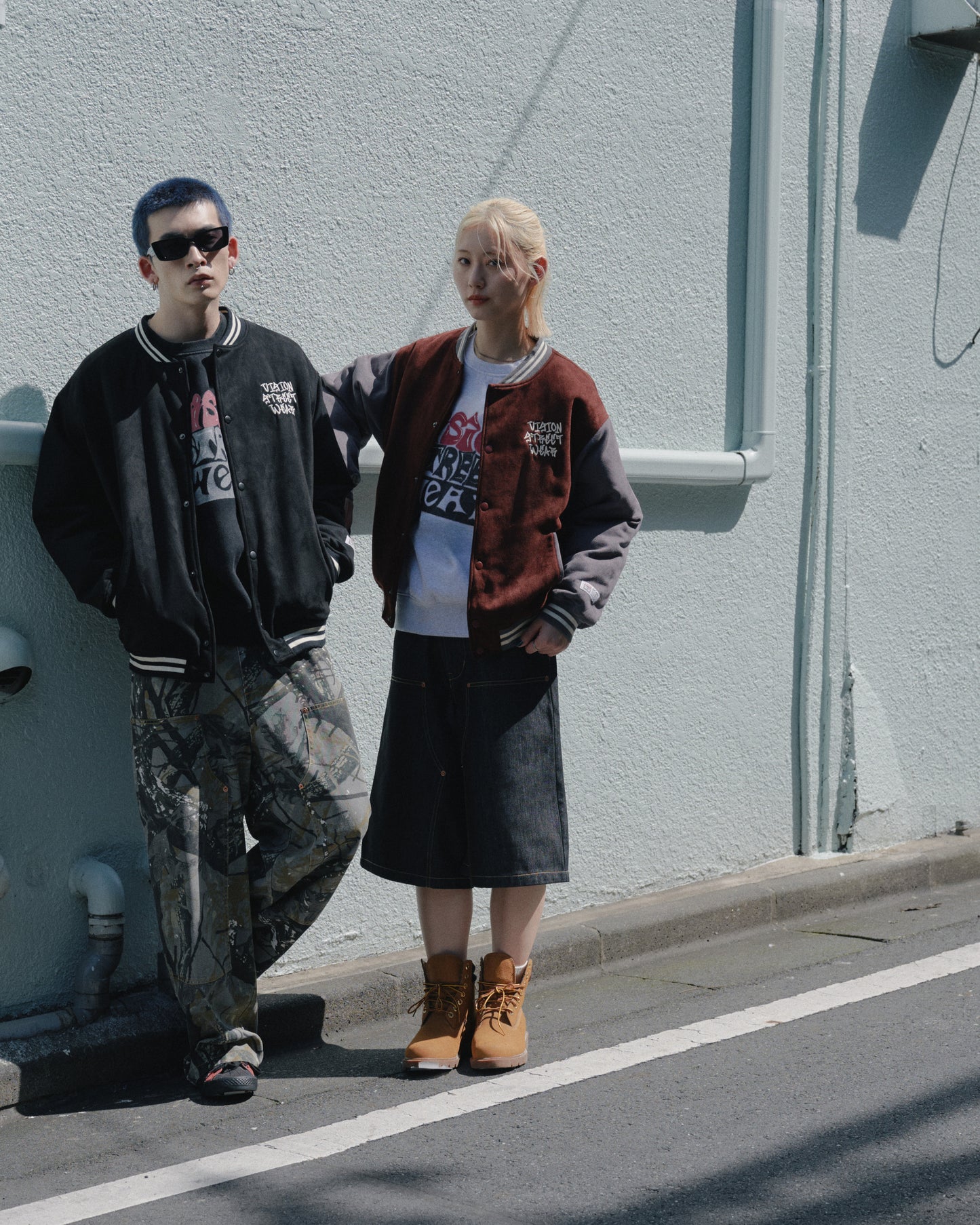 Fake suede stadium jacket / フェイクスエードスタジアムジャケット