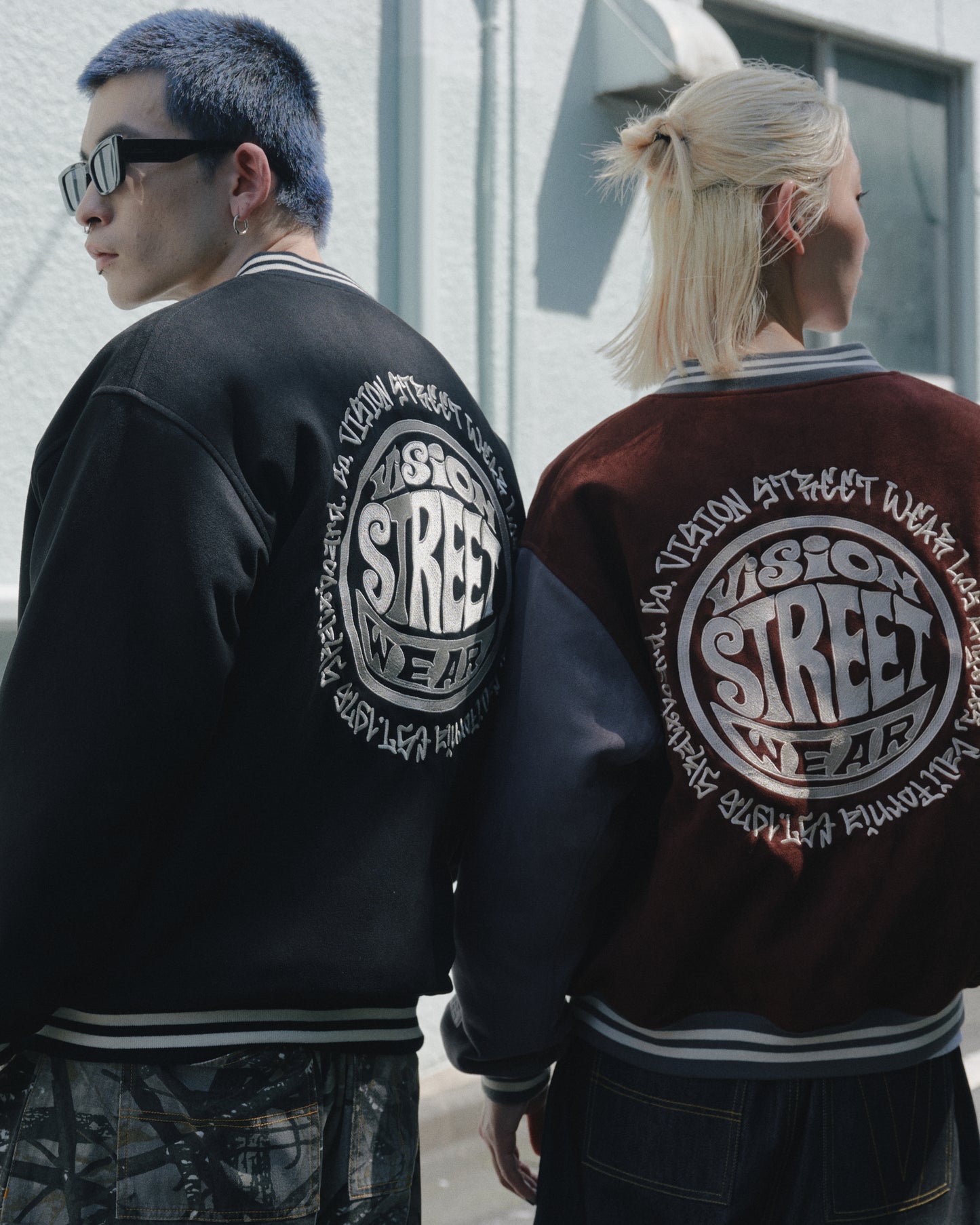Fake suede stadium jacket / フェイクスエードスタジアムジャケット