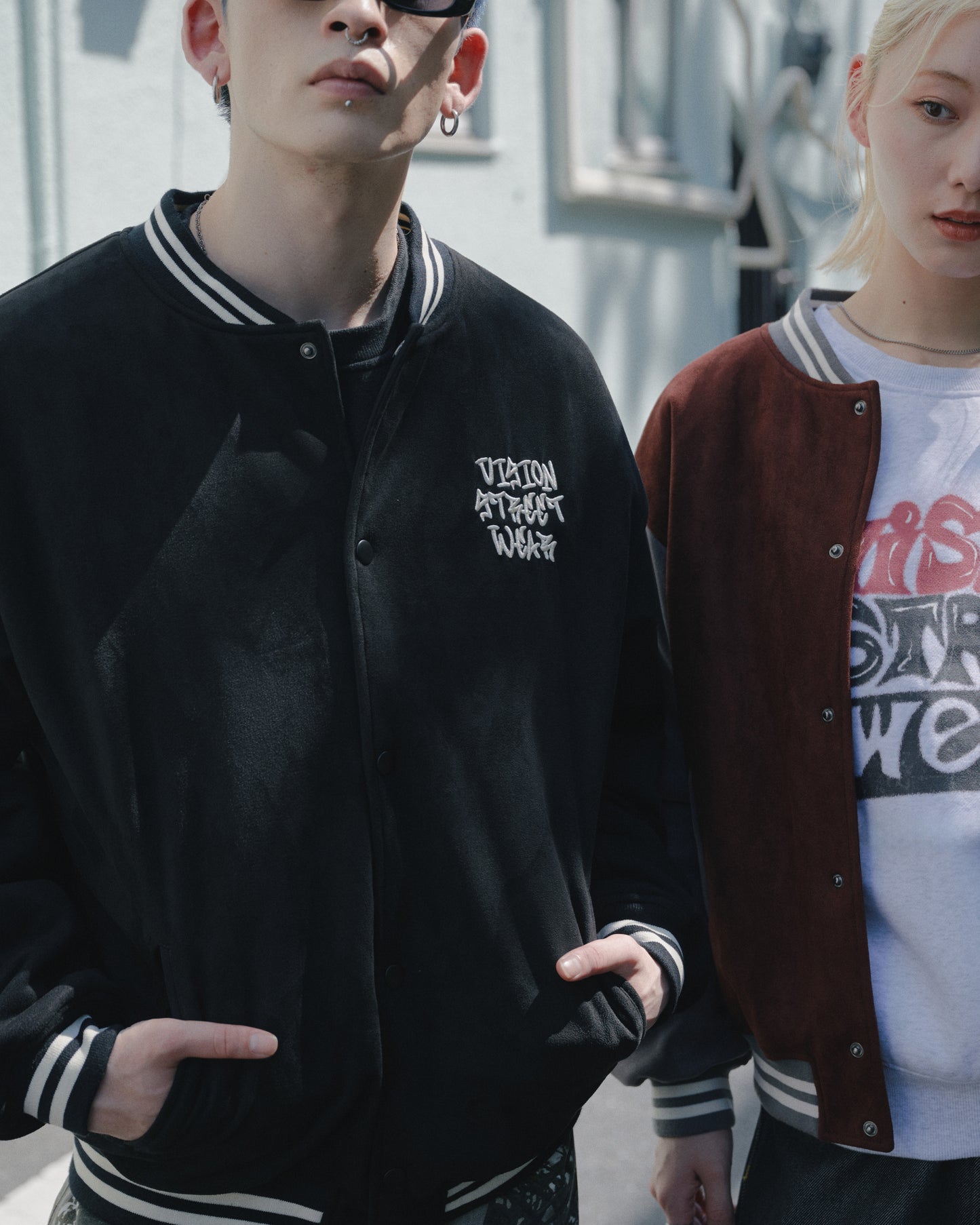 Fake suede stadium jacket / フェイクスエードスタジアムジャケット
