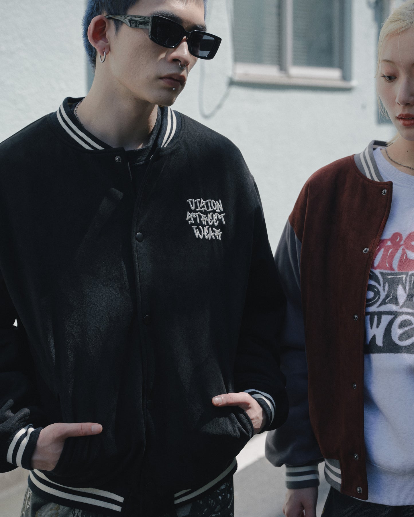 Fake suede stadium jacket / フェイクスエードスタジアムジャケット
