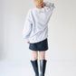 Ghost Logo Sweat / 【裏起毛】ゴースト異素材ロゴスウェット
