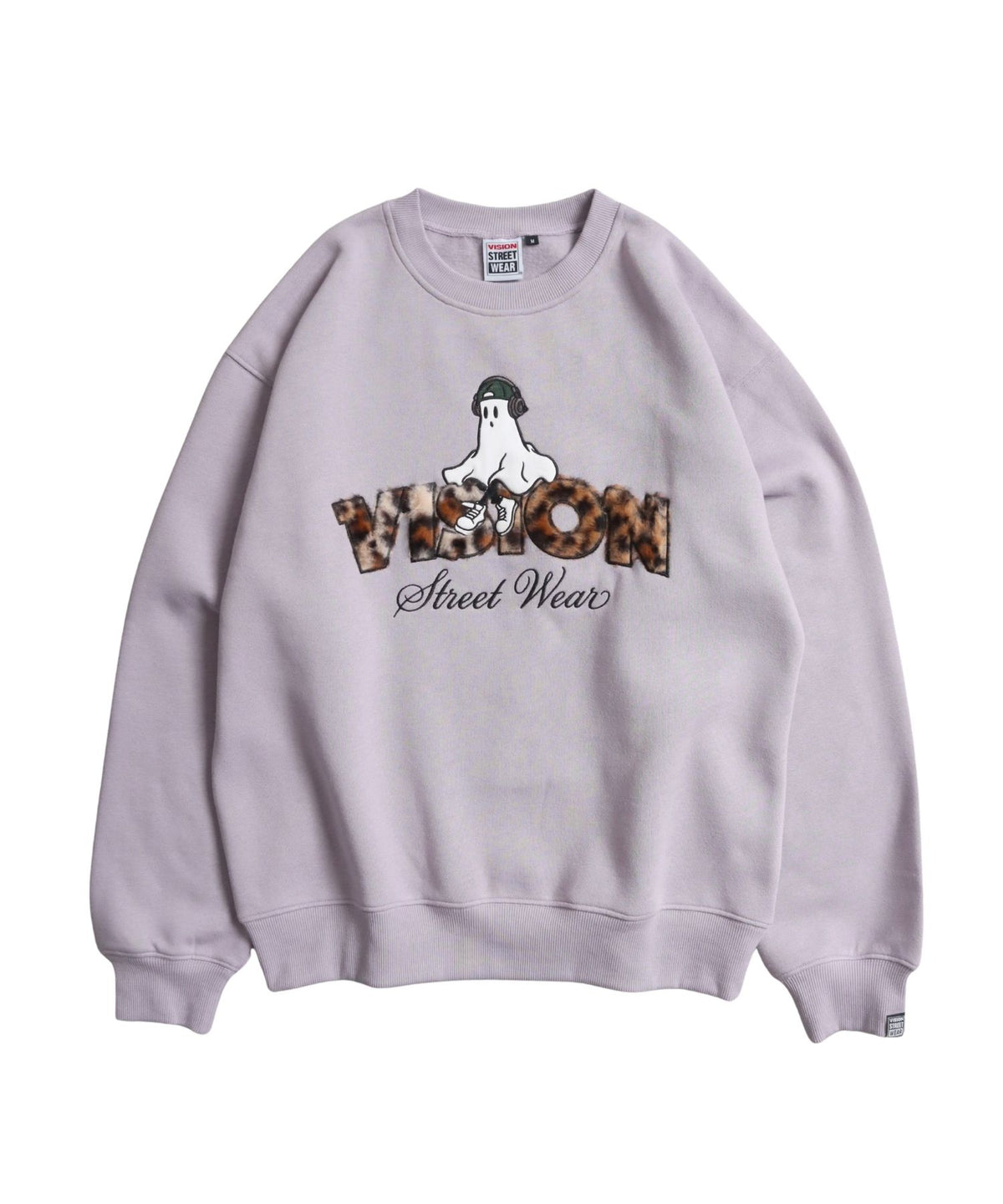 Ghost Logo Sweat / 【裏起毛】ゴースト異素材ロゴスウェット