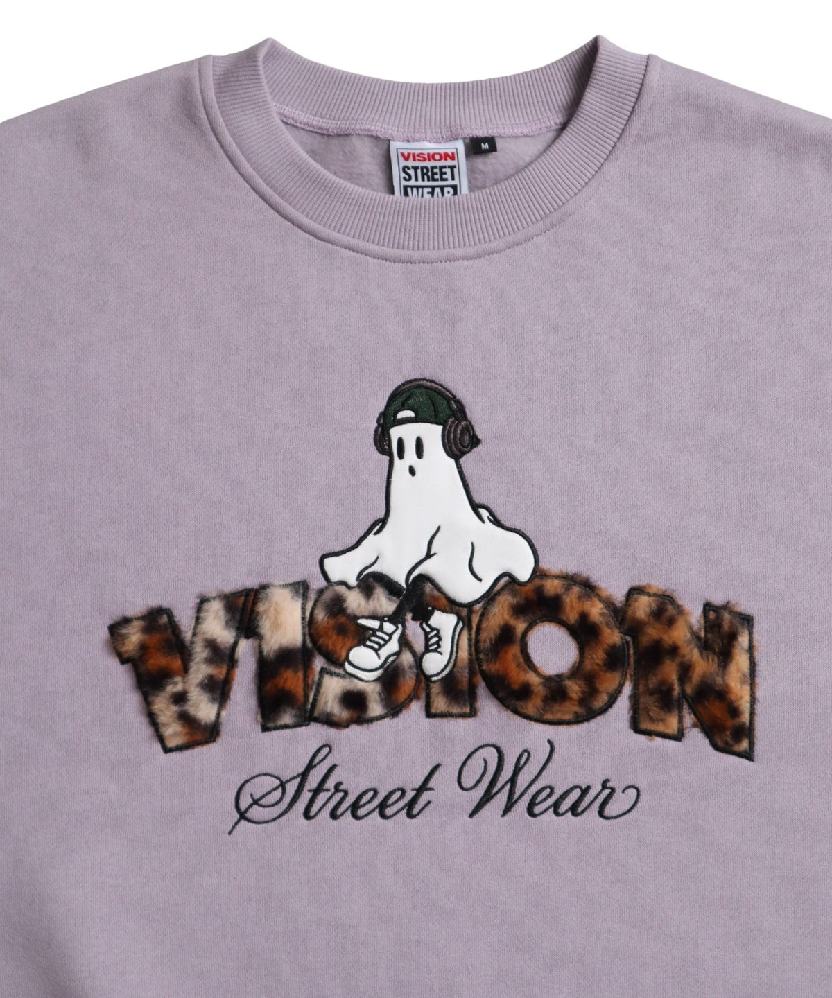 Ghost Logo Sweat / 【裏起毛】ゴースト異素材ロゴスウェット
