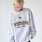 Ghost Logo Sweat / 【裏起毛】ゴースト異素材ロゴスウェット