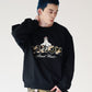 Ghost Logo Sweat / 【裏起毛】ゴースト異素材ロゴスウェット