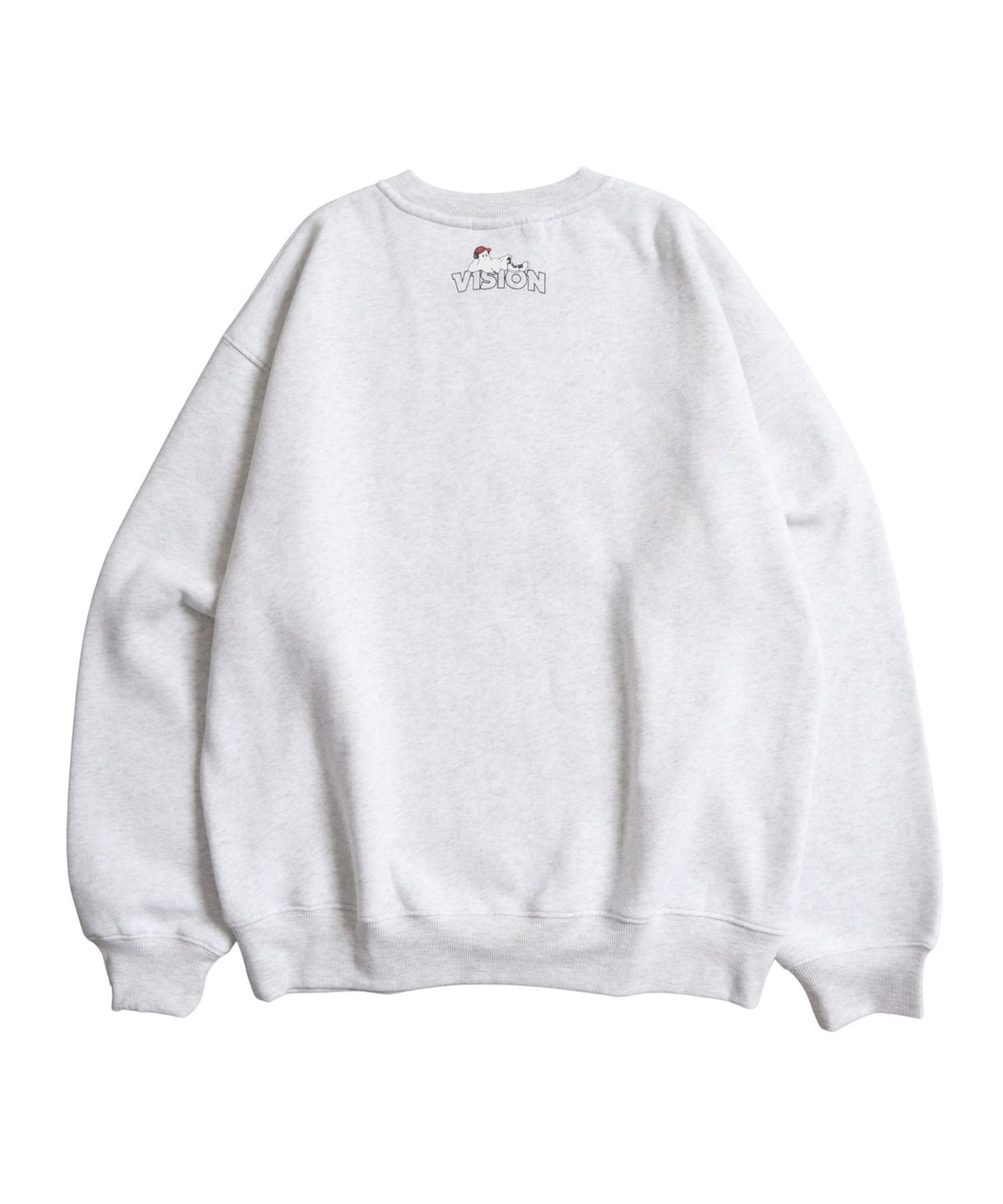 Ghost Logo Sweat / 【裏起毛】ゴースト異素材ロゴスウェット