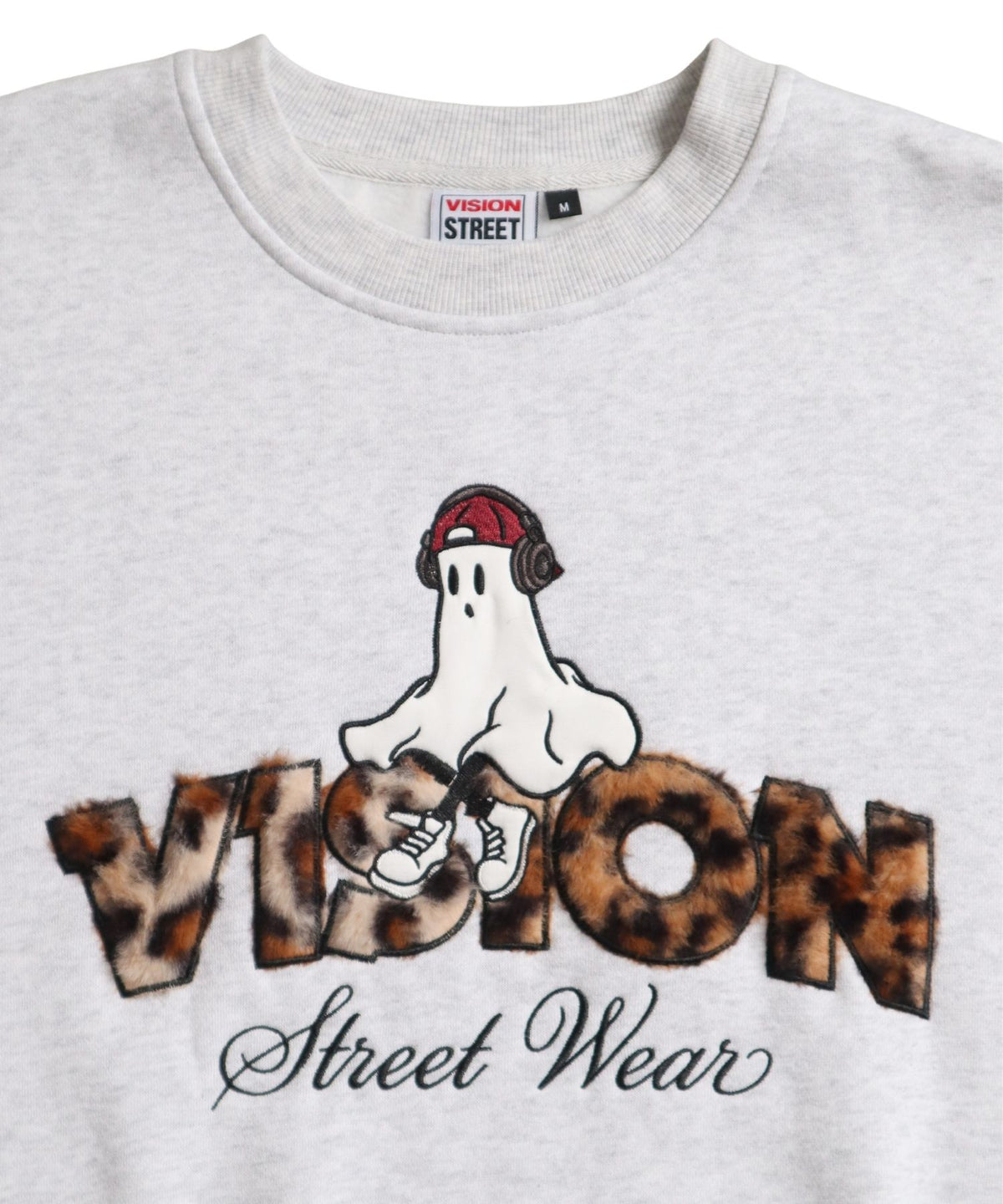 Ghost Logo Sweat / 【裏起毛】ゴースト異素材ロゴスウェット