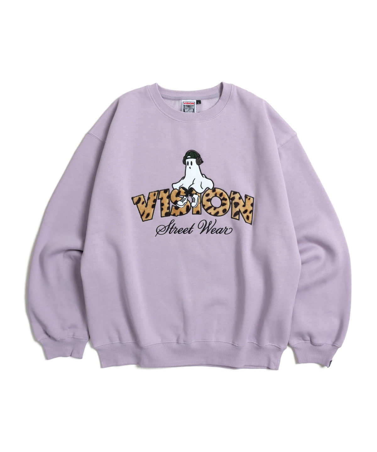 Ghost Logo Sweat / 【裏起毛】ゴースト異素材ロゴスウェット