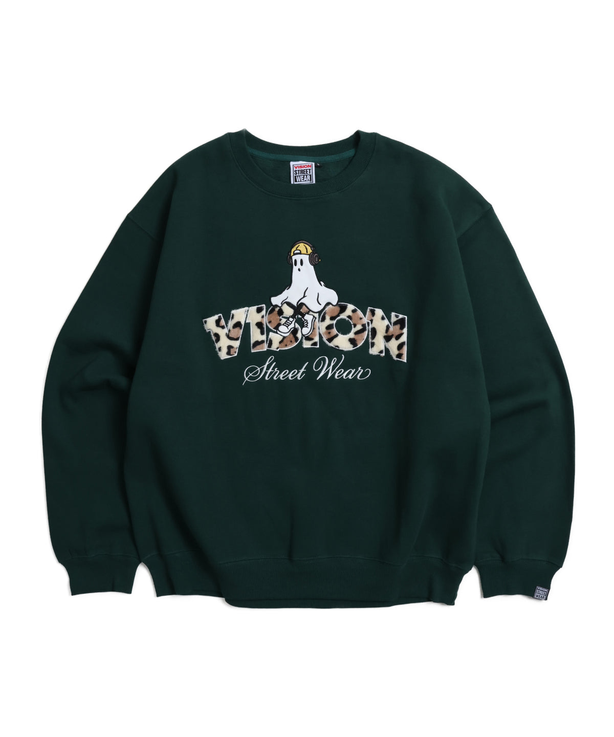 Ghost Logo Sweat / 【裏起毛】ゴースト異素材ロゴスウェット