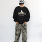 Ghost Logo Sweat / 【裏起毛】ゴースト異素材ロゴスウェット