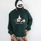 Ghost Logo Sweat / 【裏起毛】ゴースト異素材ロゴスウェット
