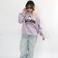 Ghost Logo Sweat / 【裏起毛】ゴースト異素材ロゴスウェット