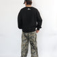Ghost Logo Sweat / 【裏起毛】ゴースト異素材ロゴスウェット