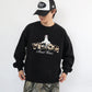 Ghost Logo Sweat / 【裏起毛】ゴースト異素材ロゴスウェット