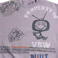 All print fleece Sweat / 【裏起毛】ラクガキ総柄スウェット