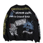 All print fleece Sweat / 【裏起毛】ラクガキ総柄スウェット