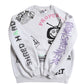 All print fleece Sweat / 【裏起毛】ラクガキ総柄スウェット