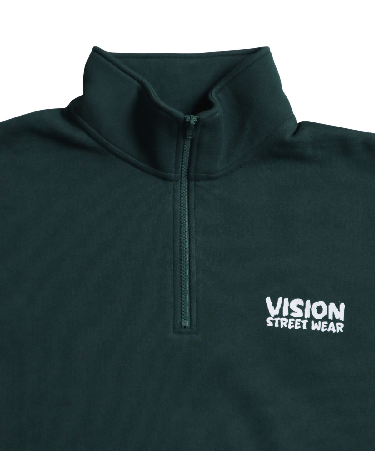 Ghost Zip Sweat / 【裏起毛】ゴースト異素材ハーフジップ