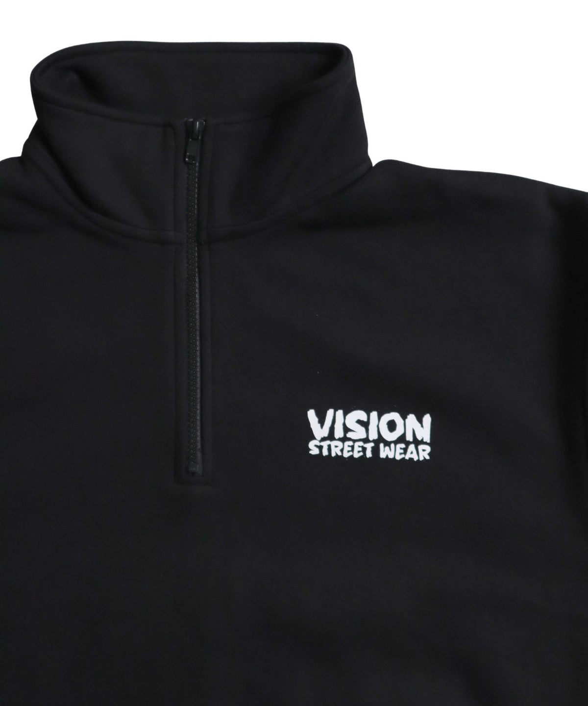 Ghost Zip Sweat / 【裏起毛】ゴースト異素材ハーフジップ