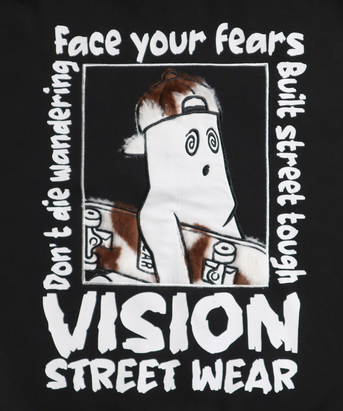 Ghost Zip Sweat / 【裏起毛】ゴースト異素材ハーフジップ
