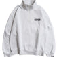 Ghost Zip Sweat / 【裏起毛】ゴースト異素材ハーフジップ