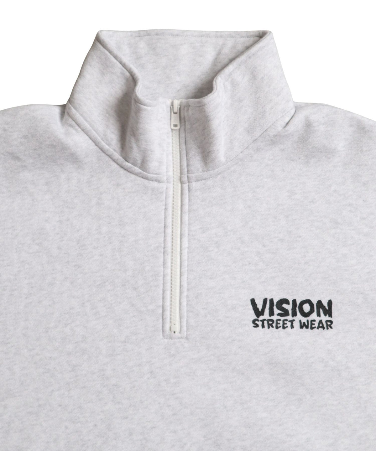 Ghost Zip Sweat / 【裏起毛】ゴースト異素材ハーフジップ
