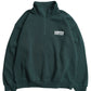Ghost Zip Sweat / 【裏起毛】ゴースト異素材ハーフジップ