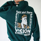 Ghost Zip Sweat / 【裏起毛】ゴースト異素材ハーフジップ