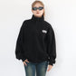 Ghost Zip Sweat / 【裏起毛】ゴースト異素材ハーフジップ