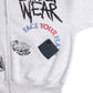 All print Zip Hoodie / 【裏起毛】ラクガキ総柄ジップパーカー