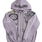 All print Zip Hoodie / 【裏起毛】ラクガキ総柄ジップパーカー