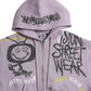 All print Zip Hoodie / 【裏起毛】ラクガキ総柄ジップパーカー