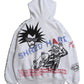 All print Zip Hoodie / 【裏起毛】ラクガキ総柄ジップパーカー