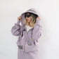 All print Zip Hoodie / 【裏起毛】ラクガキ総柄ジップパーカー