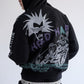 All print Zip Hoodie / 【裏起毛】ラクガキ総柄ジップパーカー