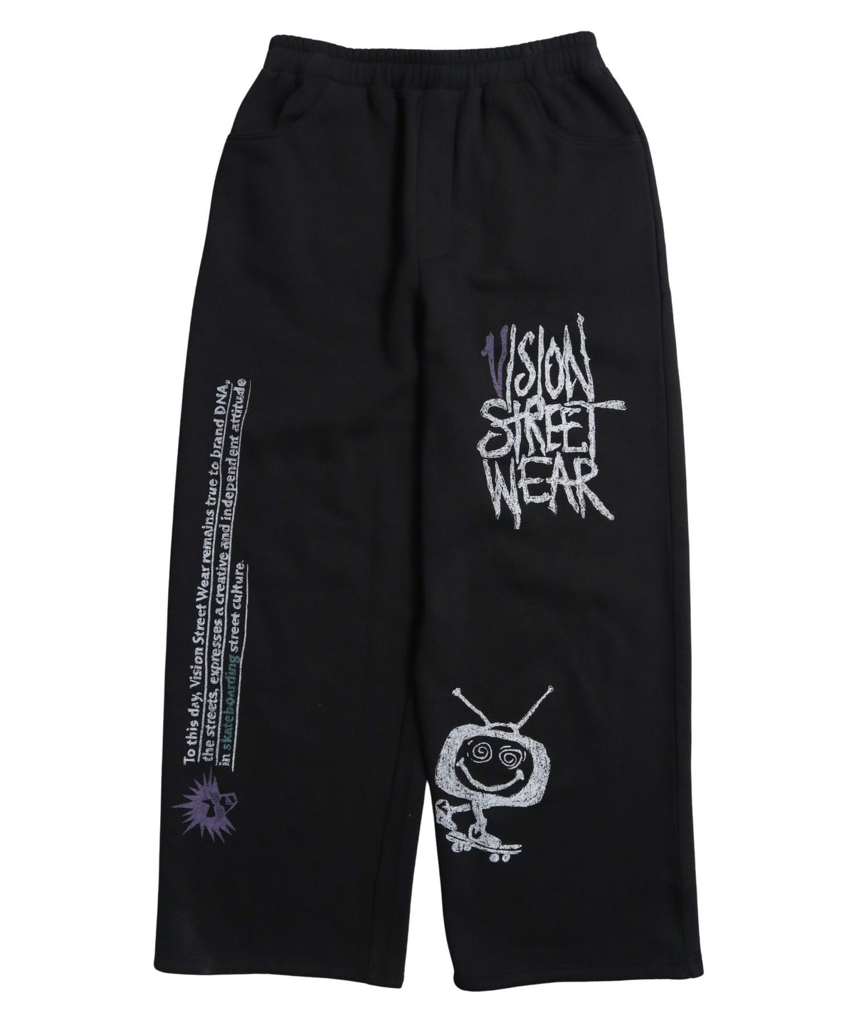 All print Sweat Pants / 【裏起毛】ラクガキ総柄スウェットパンツ