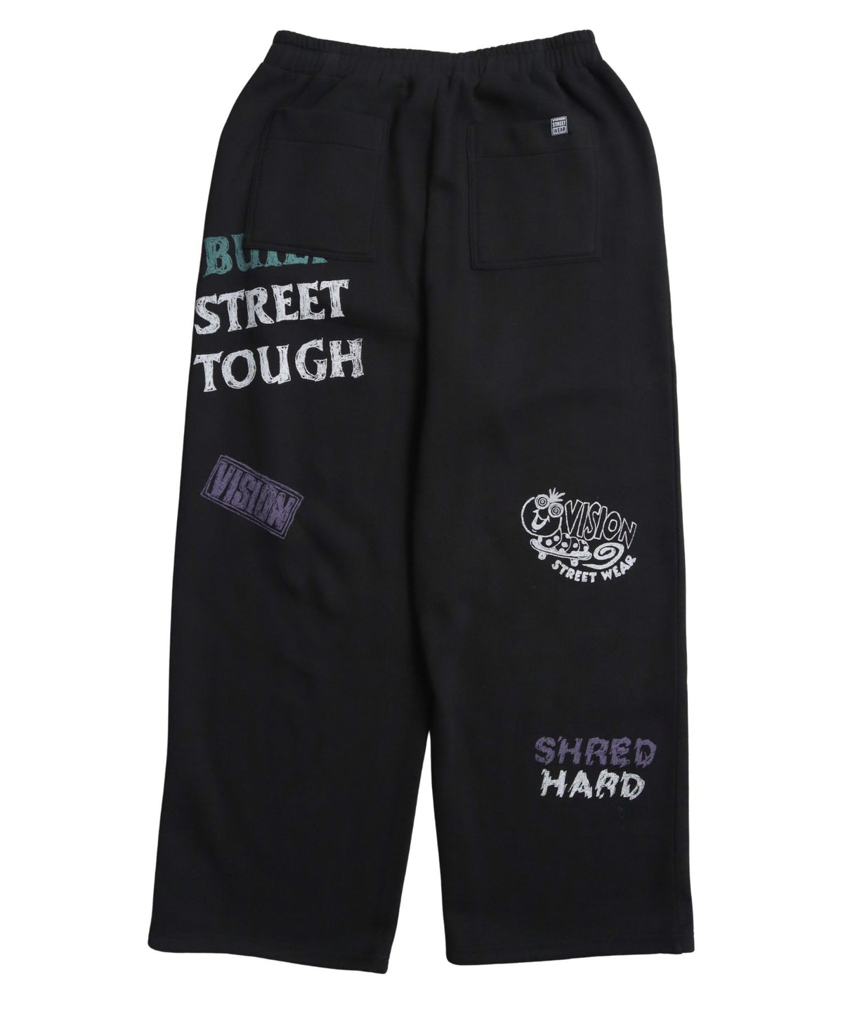 All print Sweat Pants / 【裏起毛】ラクガキ総柄スウェットパンツ