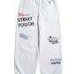 All print Sweat Pants / 【裏起毛】ラクガキ総柄スウェットパンツ