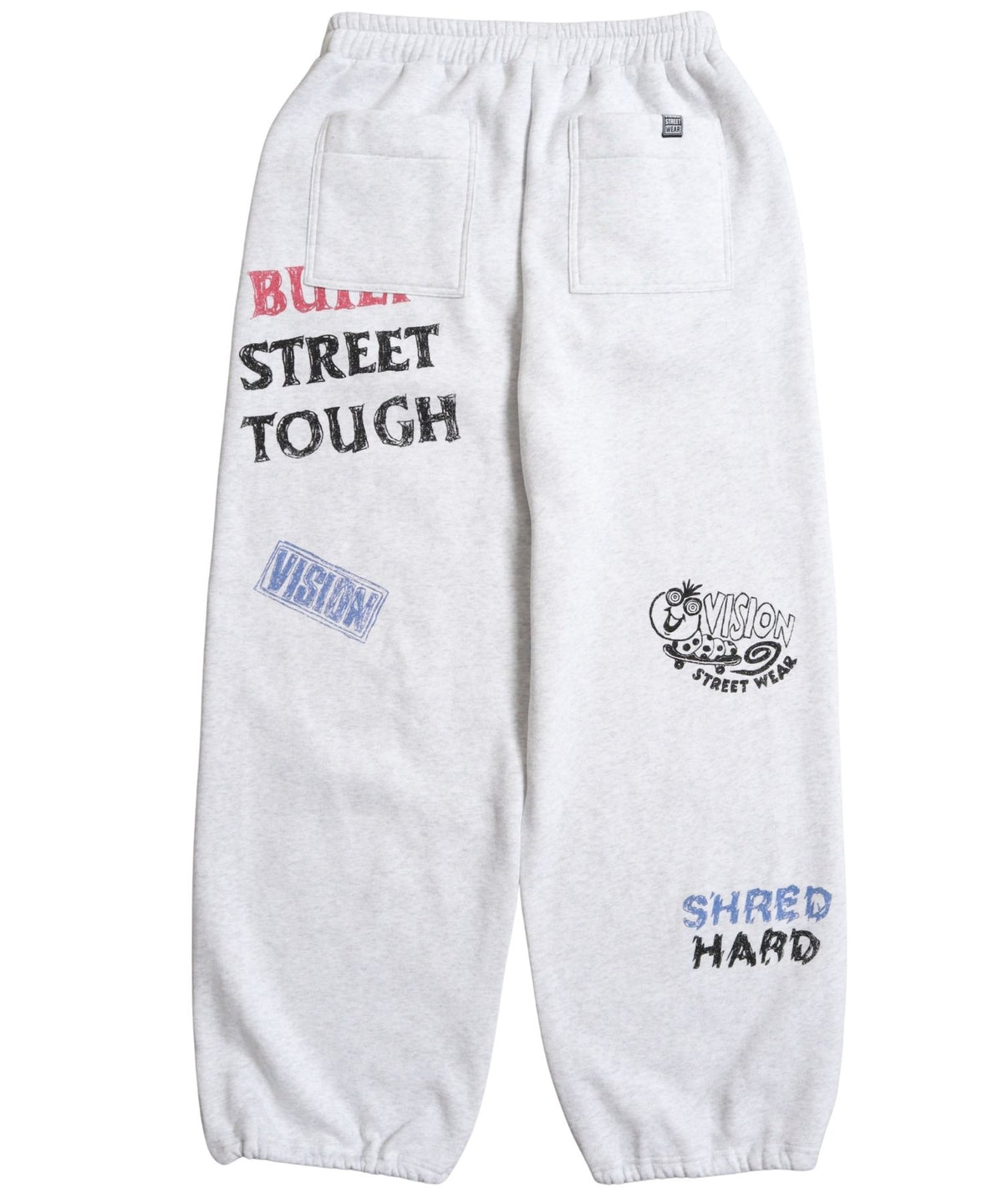 All print Sweat Pants / 【裏起毛】ラクガキ総柄スウェットパンツ